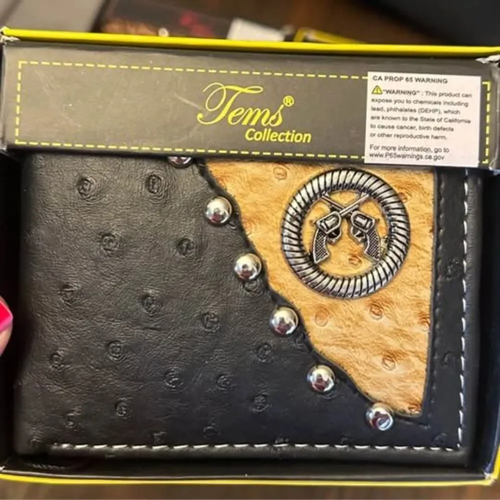 Brand New Neela & Tems Collections Leather / Embroidered Western Wallets